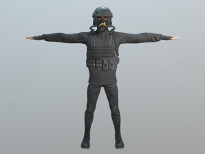 special forces army man 3D मॉडल