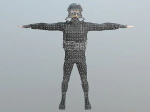 special forces army man 3D Model