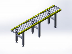 roller conveyor 3D Model