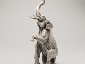 elephant sculpture 3D-Modell