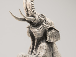 elephant sculpture 3D Model