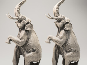 elephant sculpture 3D Model