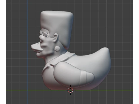Pato de borracha Frankenstein Modelo de Impressão 3D