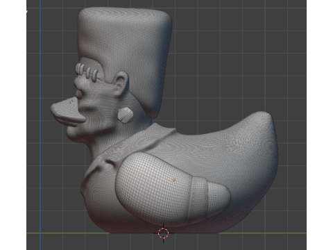 Rubber duck Frankenstein 3D Print Model
