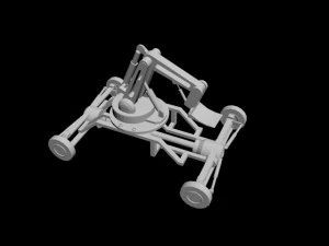 pneumatic charging car 3D Model