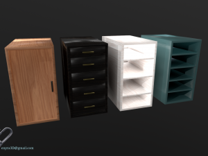 modular office assets - pbr - 3D मॉडल