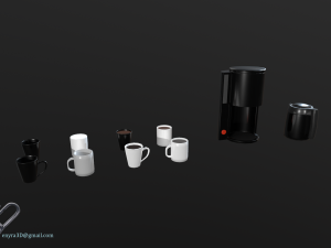 modular office assets - pbr - 3D मॉडल