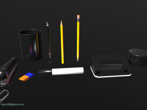 modular office assets - pbr - 3D मॉडल