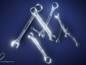 toolboxes and tools - pbr - 3D Model