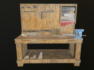 Workshop Tools 02 - PBR - Modèle 3D