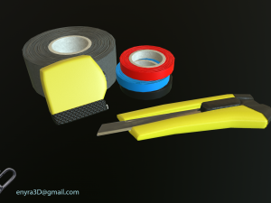 Workshop Tools and Toolboxes Combi Pack - Low Poly - PBR - 3D Model