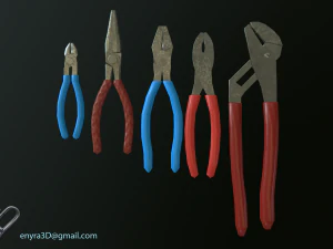Workshop Tools and Toolboxes Combi Pack - Low Poly - PBR - 3D Model