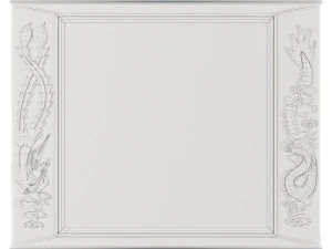 Classic Wooden Clock 3D Model