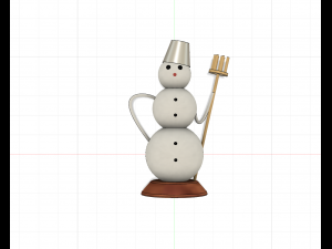 snowman 3D 模型