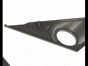 E30 tweeter pods speaker mounts Modello 3D