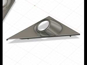 E30 tweeter pods speaker mounts Modello 3D