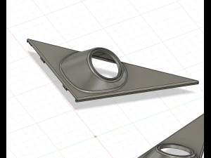 E30 tweeter pods speaker mounts 3D Model