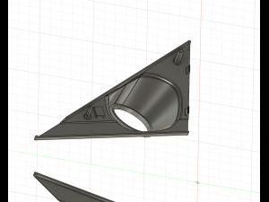E30 tweeter pods speaker mounts Modello 3D