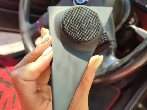E30 tweeter pods speaker mounts 3D Model