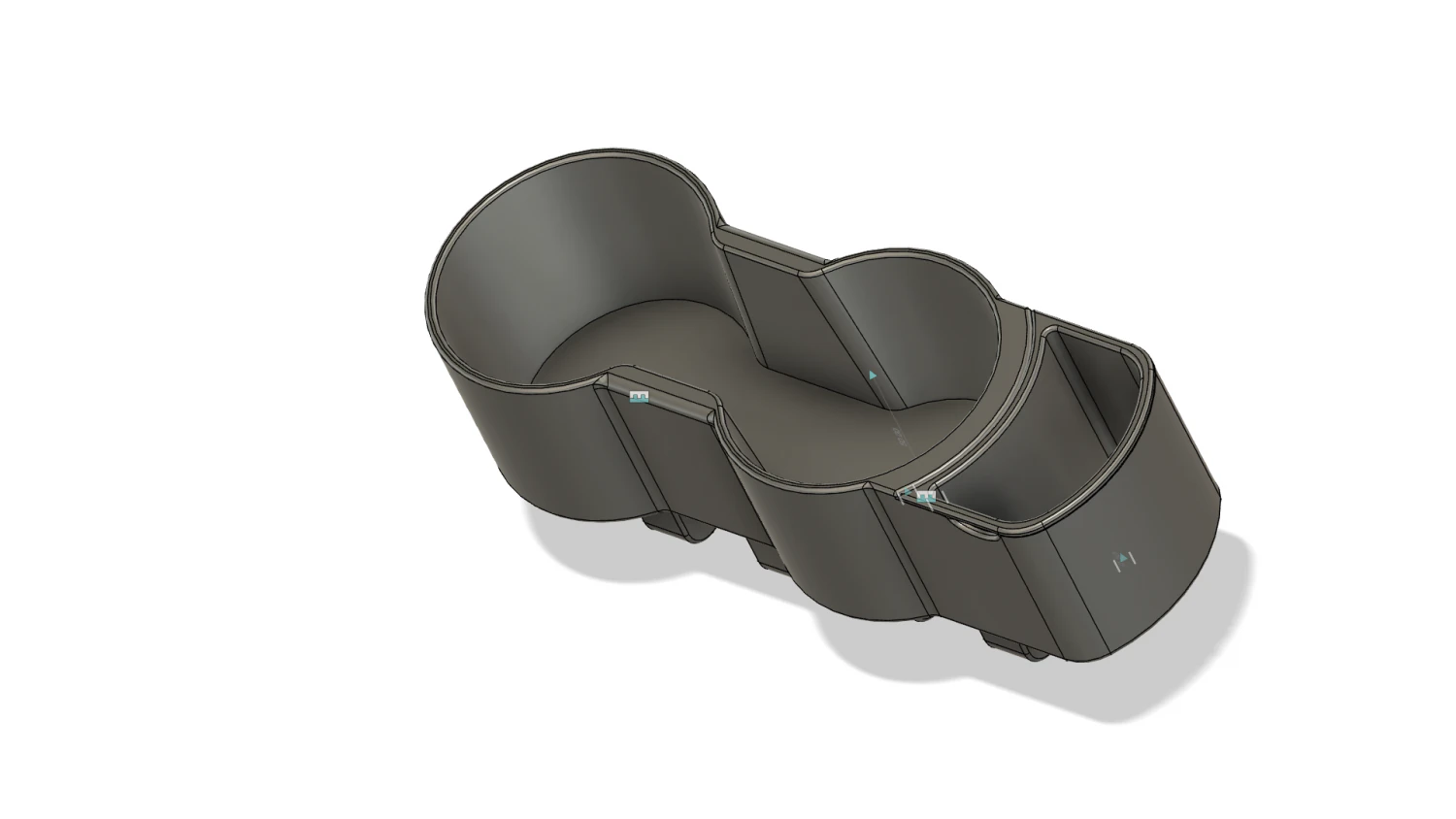 E30 Cup Holder v2 3D Model .c4d .max .obj .3ds .fbx .stl .blend 