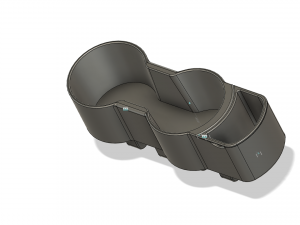 E30 Cup Holder v2 Model 3D