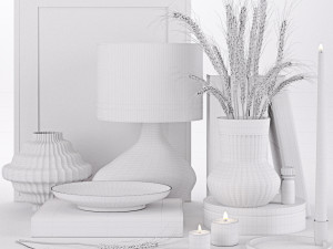 decorativeset01 Model 3D