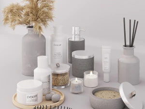 बाथरूमसेट01 3D मॉडल