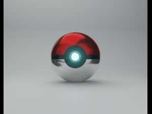 pokeball realist 3D 模型