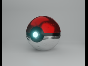 pokeball realist Modelo 3D