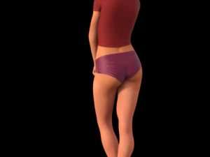 Lady1 3D Model