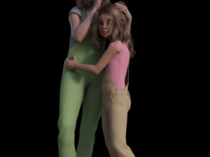 Сестры 3D Модель