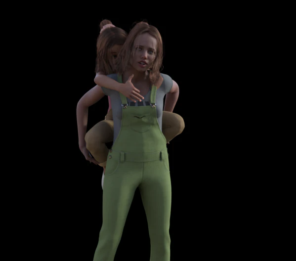Sisters2 3D Model .c4d .max .obj .3ds .fbx .stl .blend 