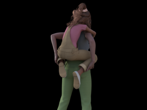 Sisters2 3D Model