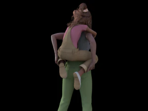 Sisters2 3D Model