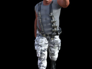 Alien Soldier Modelo 3D