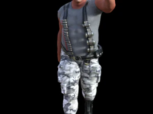 Soldado Alien&iacute;gena Modelo 3D