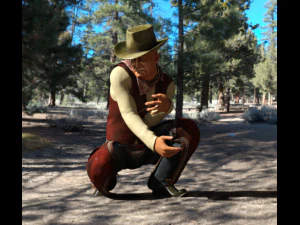 Ковбой 3D Модель