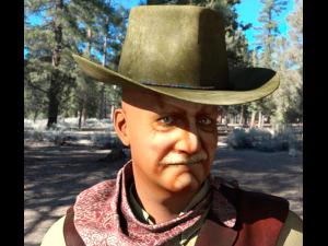 Cowboy 3D Model