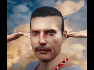 Фредди Меркьюри 3D Модель
