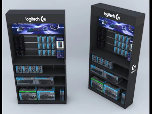 Prateleira de produtos Modelo 3D