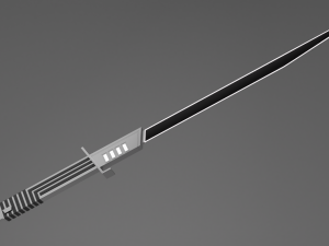 darksaber dark lightsaber 3D मॉडल