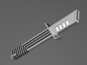 darksaber dark lightsaber 3D-Modell