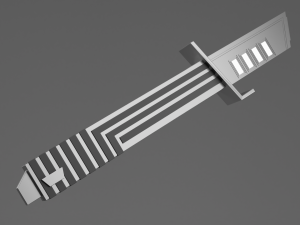 darksaber dark lightsaber 3D-Modell