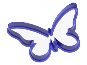 butterfly cookie cutter 3D Print Model