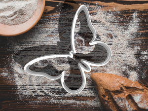 butterfly cookie cutter Model Cetak 3D