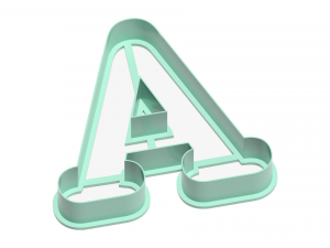 the russian letter cookie cutter 3D Baskı Modeli