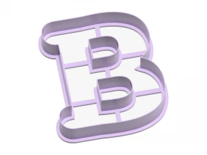 the russian letter cookie cutter 3D Print Model