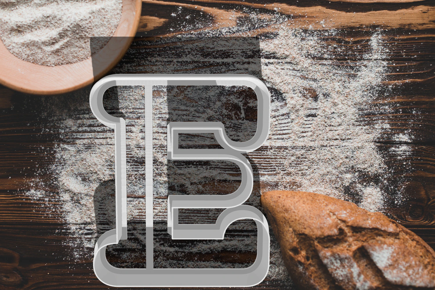 the russian letter cookie cutter 3D Print Model .c4d .max .obj .3ds .fbx .stl .blend