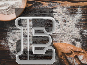 lo stampino per biscotti con lettere russe Modello di stampa 3D