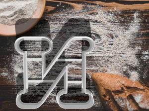 lo stampino per biscotti con lettere russe Modello di stampa 3D